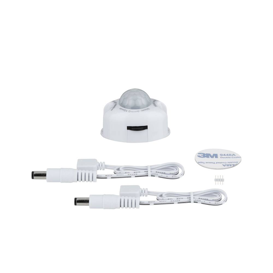 Rörelsesensor 12 V Plast (L x B x H) 3.6 x 4.8 x 3.1 cm Paulmann YourLED Night 709.61