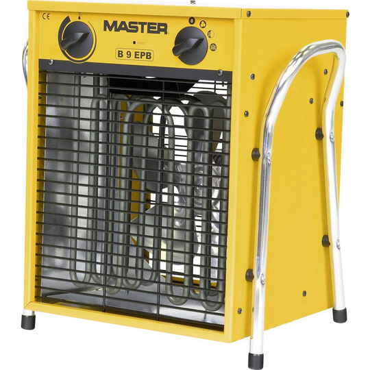 Byggfläkt Master Klimatechnik 4500 W, 9000 W Gul, Svart B-9IT