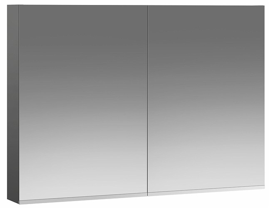 Ifö Spegelskåp Option Med Två Dörrar Mörkgrå 90 cm