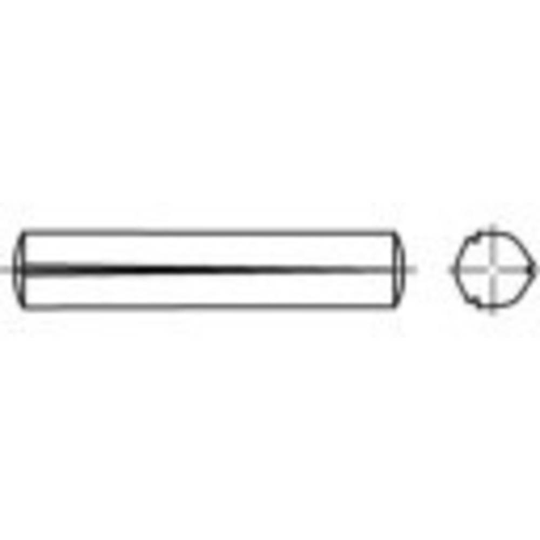 TOOLCRAFT TO-5378739 Räffelpinne 8 mm Rostfritt stål A1 100 st