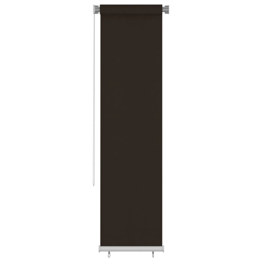 vidaXL Rullgardin utomhus 60x230 cm brun HDPE