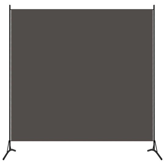 vidaXL Rumsavdelare 1 panel antracit 175x180 cm