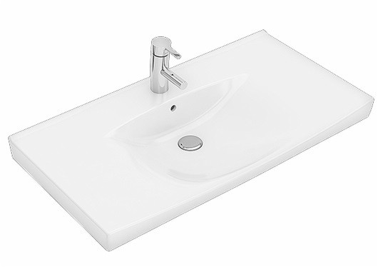 Ifö Tvättställ Square Med Kranhål 92,2 cm