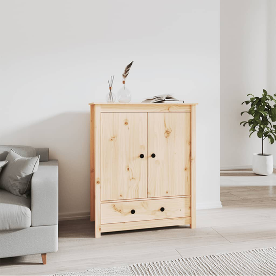 vidaXL förvaringshylla 83x41,5x100 cm massiv furu