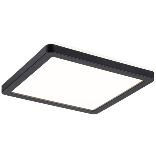 LED-takbelysning 11.2 W Paulmann P Atria Shine 11,2W 3000K 190x190 sz Ks 71000 Svart