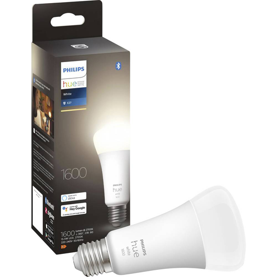 Philips Lighting Hue LED-lampa Hue White E27 Einzelpack 1100lm 100W EEK: F (A - G) E27 15.5 W N/A