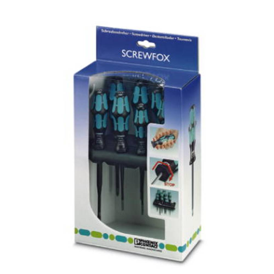 Skruvmejsel set Phoenix Contact SF-SL/PH/PZ-SL SET S-VDE