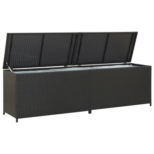 vidaXL Dynbox konstrotting 200x50x60 cm svart