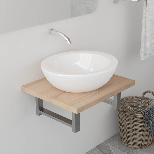 vidaXL Badrumsmöbler ek 40x40x16,3 cm