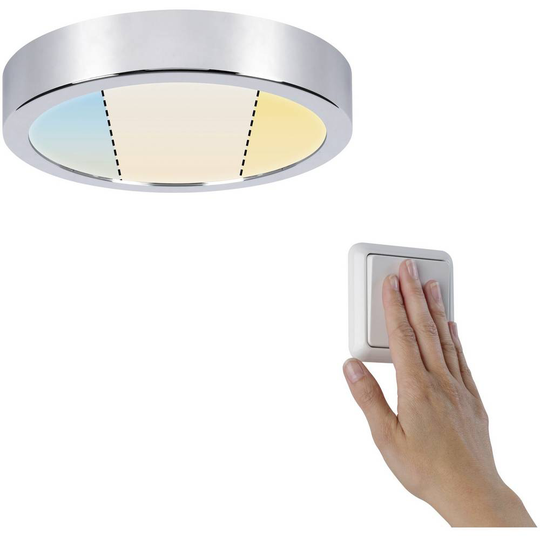 Paulmann PAULMANN Inbyggd LED-badrumspanel 13 W IP44 (takmontering) Krom