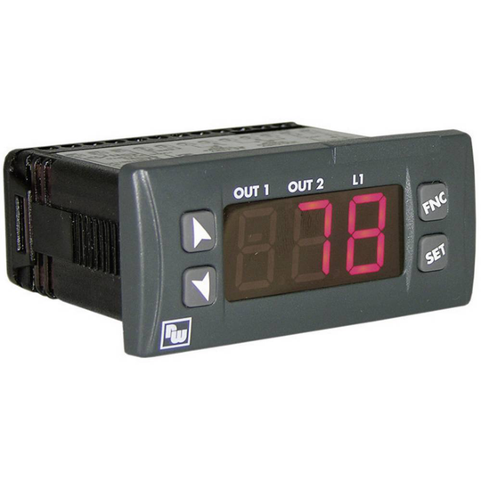 Wachendorff UR3274S3 PID Termostat K, S, R, J, Pt100, Pt500, Pt1000, Ni100, PTC1K, NTC10K Relä 8 A, Relä 5 A, SSR (L x B x H) 53 x 77 x 35 mm