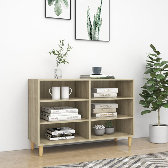 vidaXL Skänk sonoma-ek 103,5x35x70 cm spånskiva