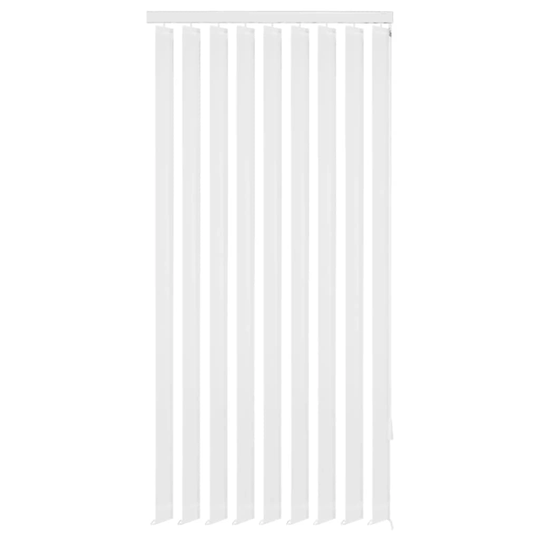 vidaXL Draperi tyg 120x250 cm vit