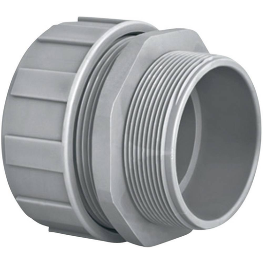 HellermannTyton 166-40701 PSR12-S-M16 Slangskruvlåsning Grå M16 10 mm Rak 1 st