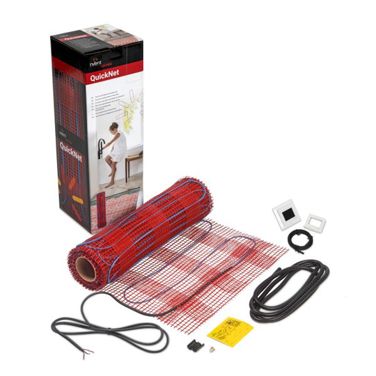 RAYCHEM QuickNet-90 Golvvärmematta med termostat, 5 m², 455 W