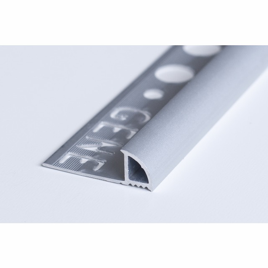 KAKELLIST I ALUMINIUM 8 MM 2500 MM BLANK/SILVER | Beijerbygg Byggmaterial