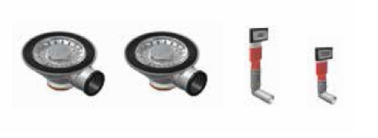 Franke Ventilset 3 1/2' Integrerat För 2 Lådor