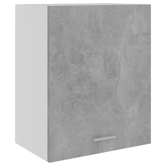 vidaXL Väggskåp betonggrå 50x31x60 cm spånskiva