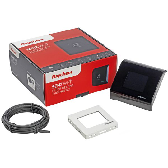 RAYCHEM R-SENZ-WIFI Golvvärmetermostat digital, med touchskärm Med WiFi