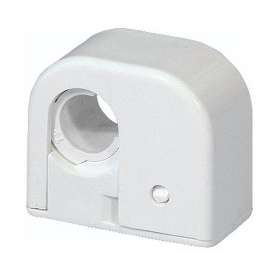 Purus Purusklämman Rörklämma enkel, 12-15 mm, vit