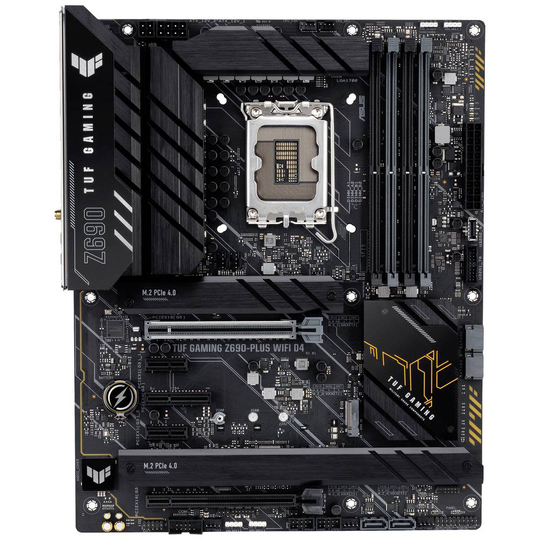 Asus TUF GAMING Z690-PLUS WIFI D4 Moderkort Sockel Intel® 1700 Formfaktor ATX Moderkort-chipset Intel® Z690