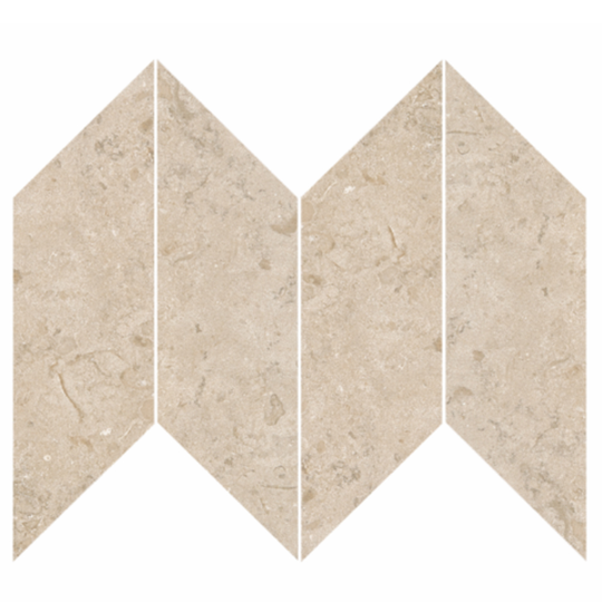 Klinker Bricmate J Chevron Norrvange Beige Left/Right 10x25 cm