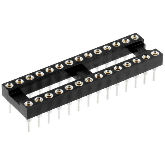 econ connect PZ28AB IC-sockel Antal poler: 28 Precisions-kontakt 1 st Tube