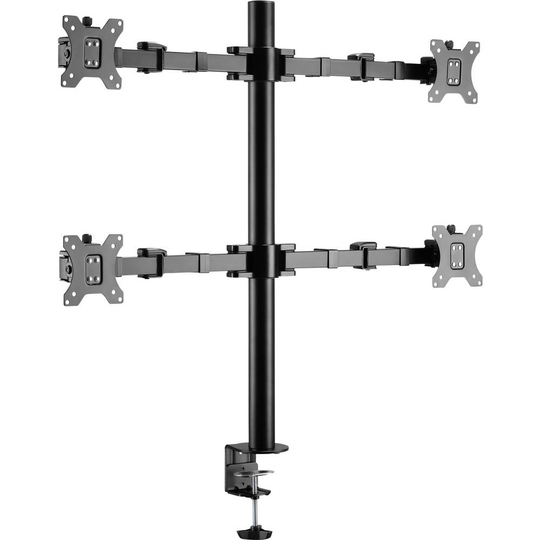 SpeaKa Professional SP-MM-540 4x Monitorfäste 43,2 cm (17) - 81,3 cm (32) Tilt + Svängbar