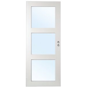 Skjutdörr Nyby - Massiv - 1-spegel - 3 glas