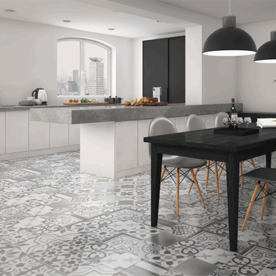 Klinker Alaplana G. Latina Gris Matt 45x45 cm