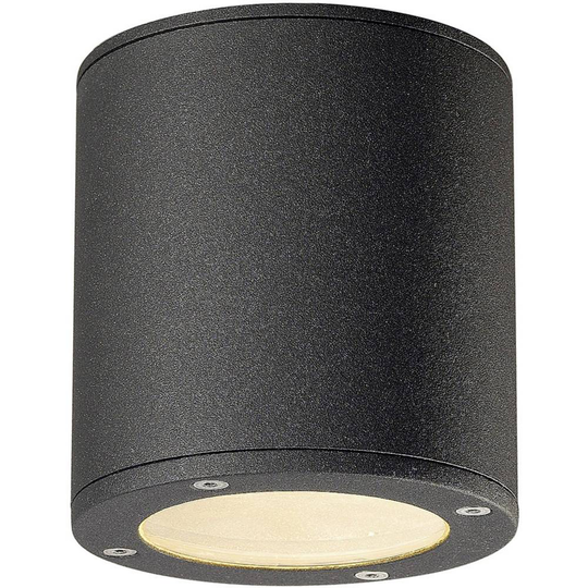Utomhusbelysning takspotlight LED, Lågenergilampa GX53 9 W EEK: beroende av ljuskälla SLV Sitra 231545 Antracit