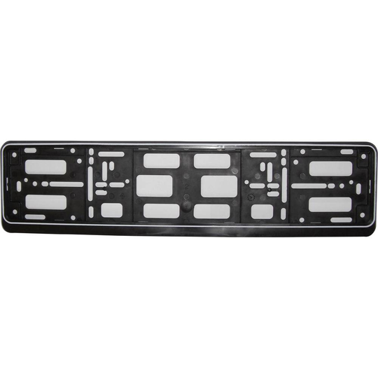 Plast Hållare för registreringsskylt Svart (L x B x H) 15 x 530 x 135 mm HP Autozubehör