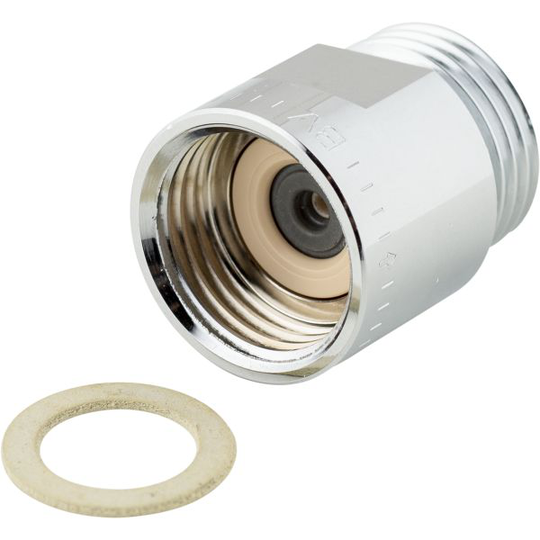 Mora S600075 Mellankoppling G½ x G½, med backventil.
