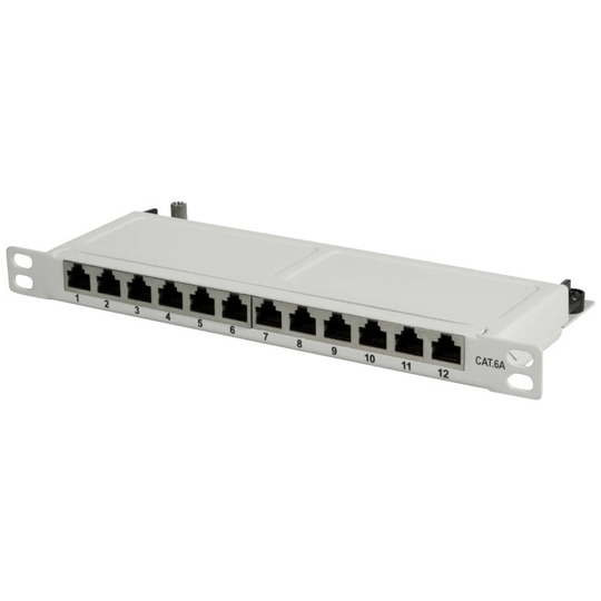 LogiLink NP0065 16 + 4 Port Patchpanel CAT 6A 0.5 U