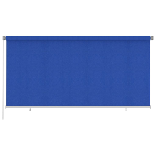 vidaXL Rullgardin utomhus 300x140 cm blå HDPE