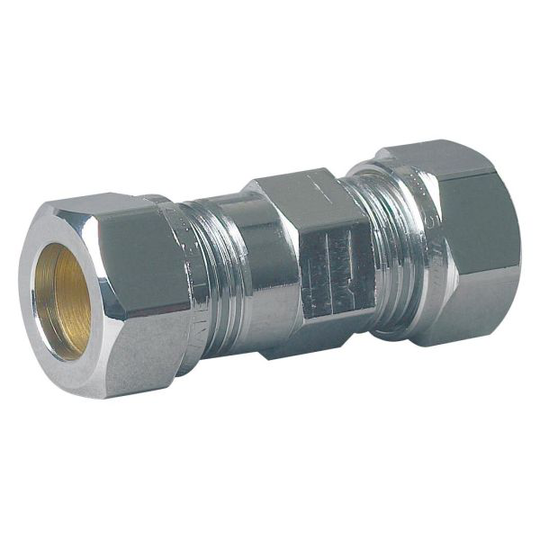 Vatette FG031040329 Klämringskoppling rak, förkromad, förlängd 12 x 10 mm