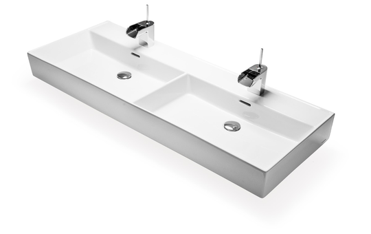 Svedbergs Tvättställ Vass 120X45 Dubbel