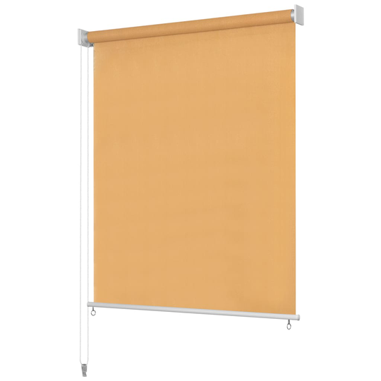 vidaXL Rullgardin utomhus 120x230 cm beige