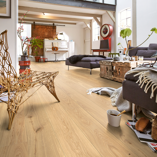 Trägolv Meister Longlife PD 400 Natural Ljus Ek Livlig Borstad 8552