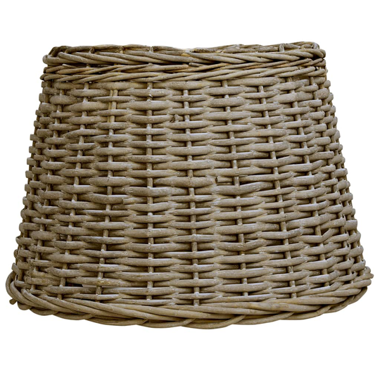 vidaXL Lampskärm korg 50x30 cm brun