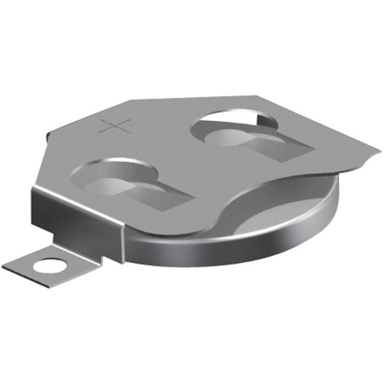 Knappscellshållare 1x CR 2016, CR 2020, CR 2025 Horisontell, Utanpåliggande montering SMD (L x B x H) 30.73 x 19.86 x 3.96 mm Keystone 3002