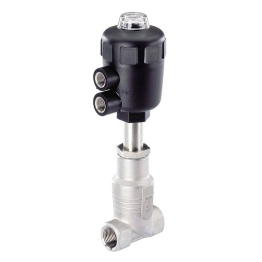 Bürkert Luftstyrd ventil 146399 2012 G 1 hylsa Kapslingsmaterial Rostfritt stål Tätningsmaterial PTFE 1 st