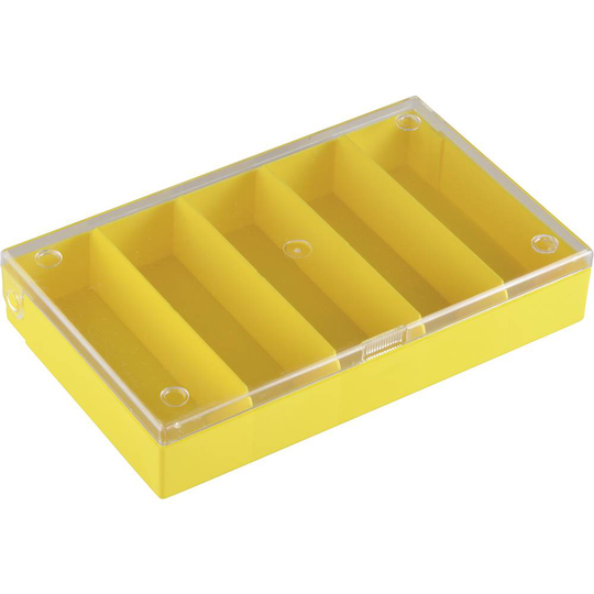 Hüfner Dübel Låda (L x B x H) 164 x 31 x 101 mm Antal fack: 5 fast underavdelning