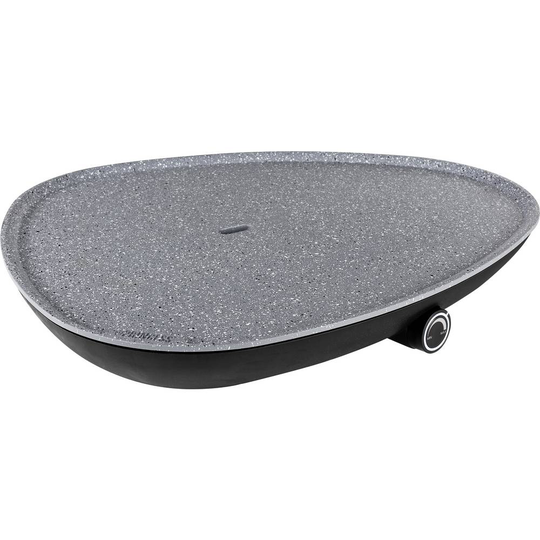 Princess 01.103250.01.001 Bord Grillplatta Non-stick-beläggning, Kontrolljus Grå-svart