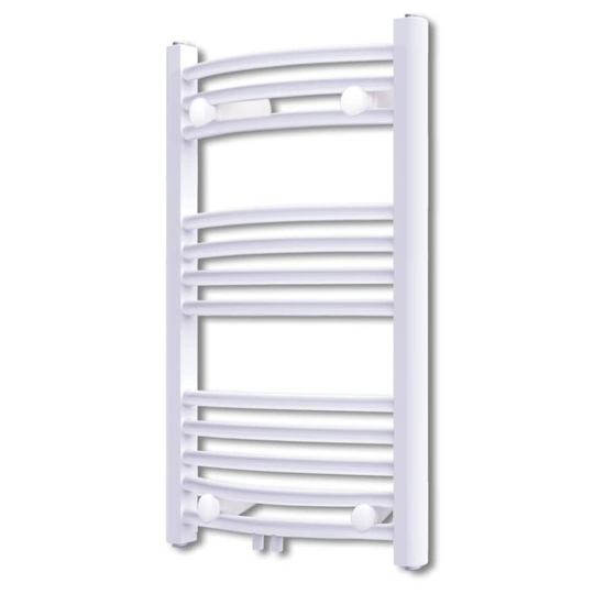 vidaXL Handdukstork centralvärme element båge 500 x 764 mm