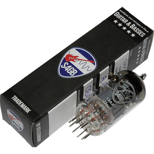 12AX7-S4GB Clean Elektronrör Utvalt för Gitarr & bas Dubbeltriod Antal poler: 9 Lampsockel: Noval Innehåll 1 st