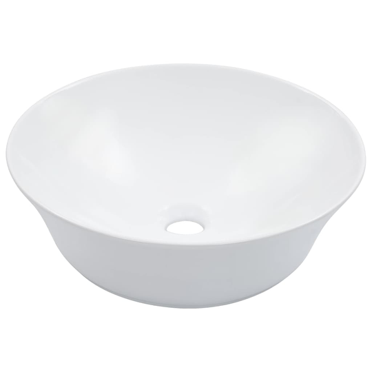 vidaXL Handfat 41x12,5 cm keramik vit