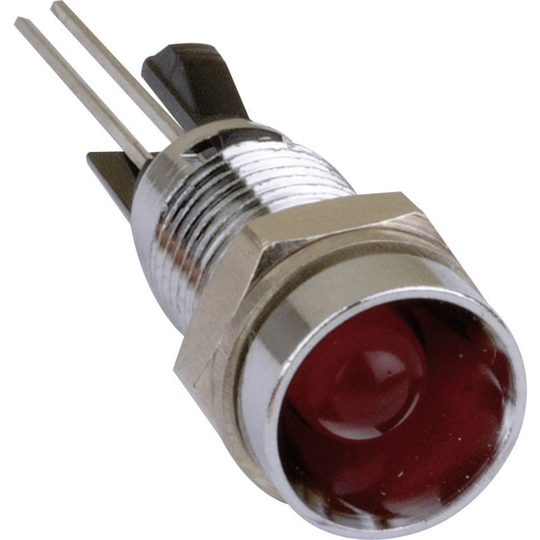 Mentor 2664.1001 2664.1001 LED-sockel Metall Passar till LED 5 mm Skruvfäste