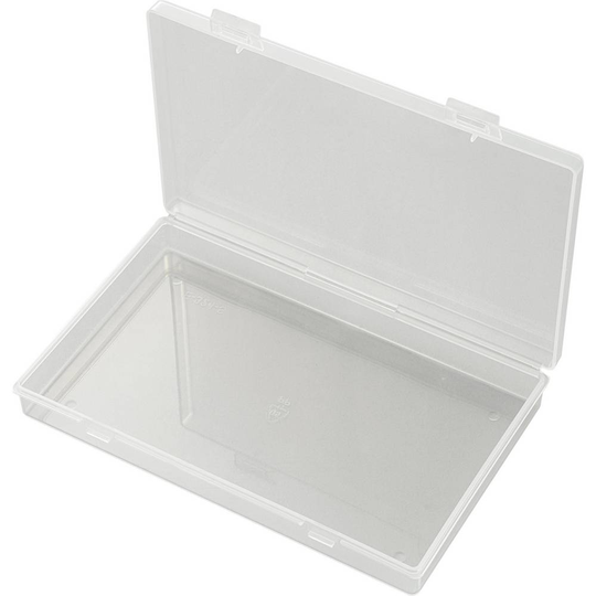 TRU COMPONENTS E-324-S Låda (L x B x H) 176 x 110 x 26 mm Antal fack: 1 fast underavdelning