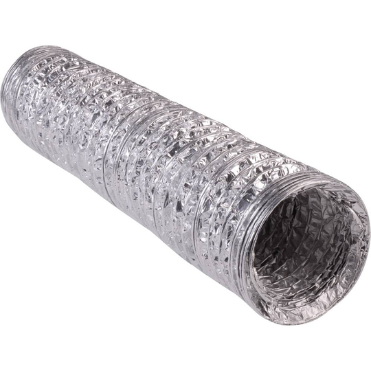 Flexibelt luftningsrör Aluminium (Ø x L) 15.2 cm x 10 m Wallair N55911 Silver